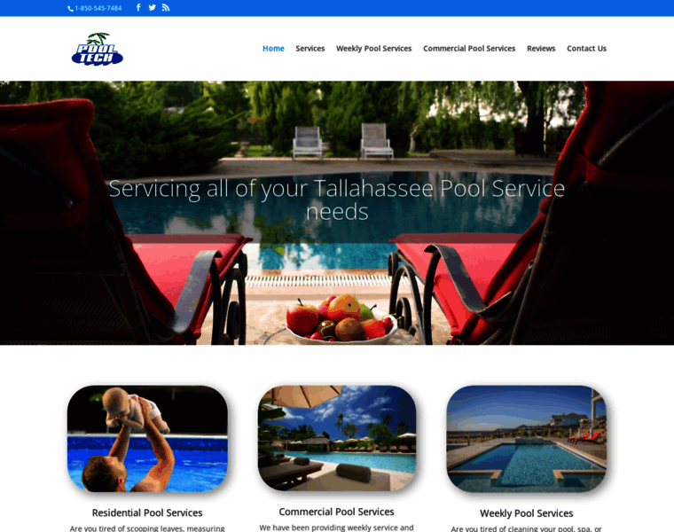 Tallahassee-pool-service.com thumbnail