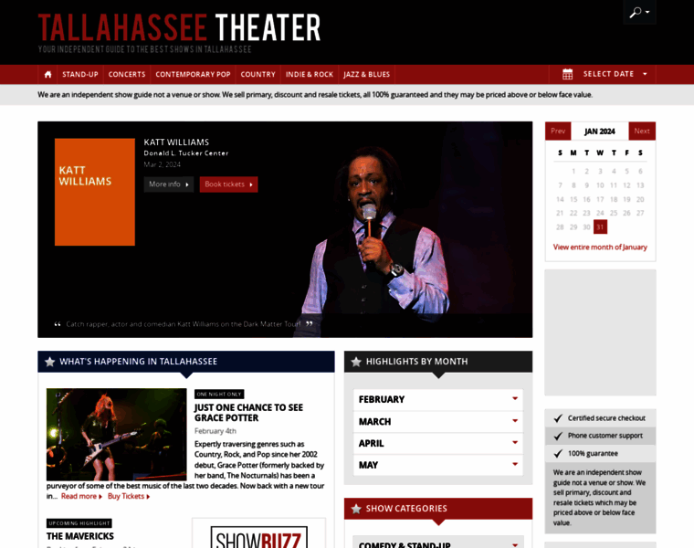 Tallahassee-theater.com thumbnail