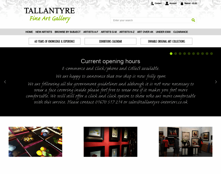 Tallantyre-gallery.co.uk thumbnail