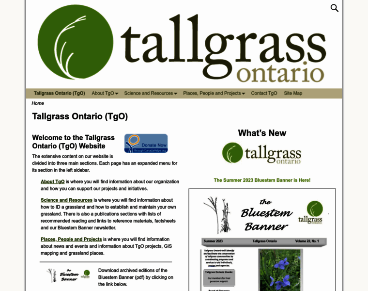 Tallgrassontario.org thumbnail