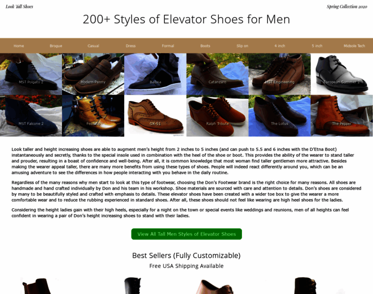 Tallshoes4men.com thumbnail