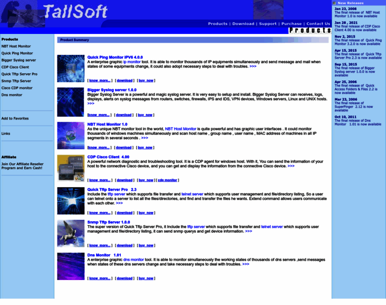 Tallsoft.com thumbnail
