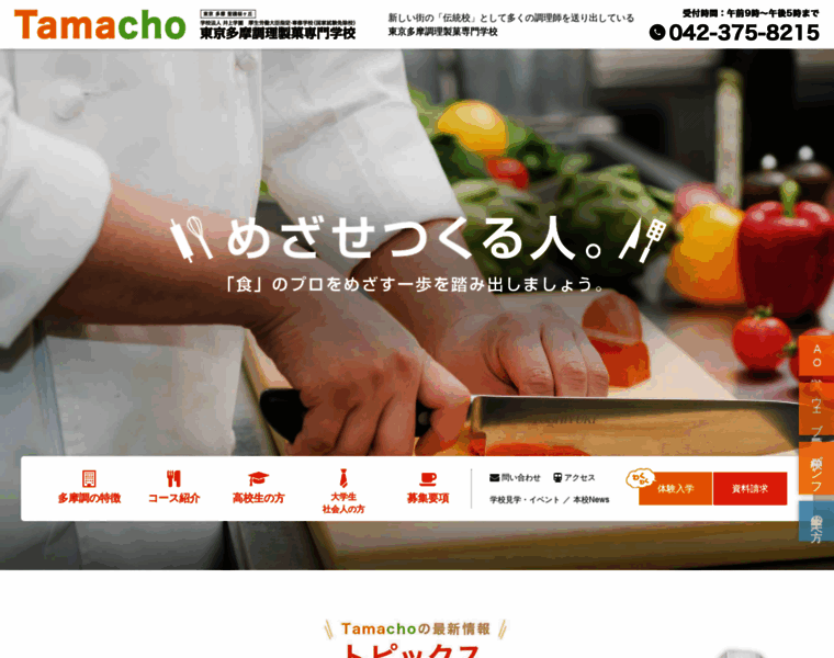 Tamacho.ac.jp thumbnail