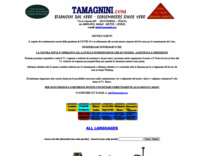 Tamagnini.com thumbnail