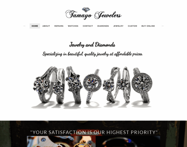 Tamayojewelers.com thumbnail