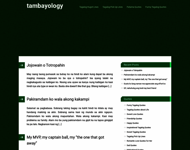 Tambayology.com thumbnail