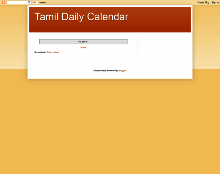 Tamildailycalendar.blogspot.com thumbnail