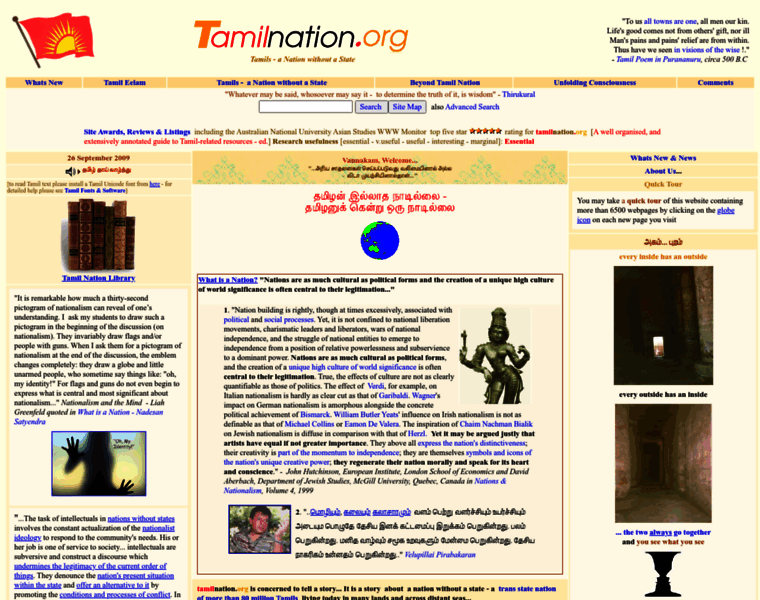 Tamilnation.org thumbnail