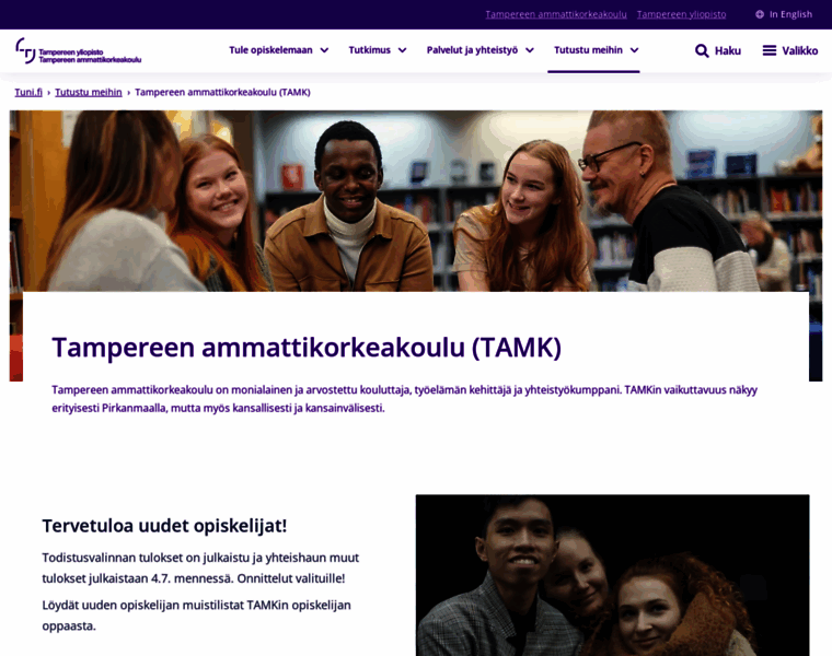 Tamk.fi thumbnail