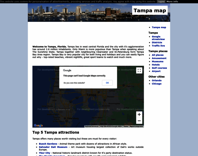 Tampa-map.com thumbnail