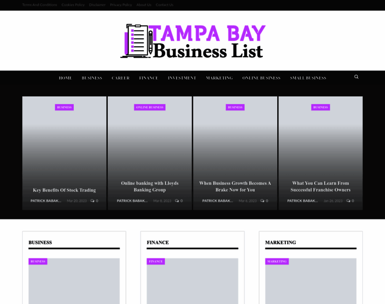 Tampabaybusinesslist.com thumbnail