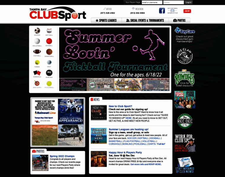 Tampabayclubsport.com thumbnail