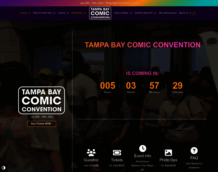 Tampabaycomicconvention.com thumbnail