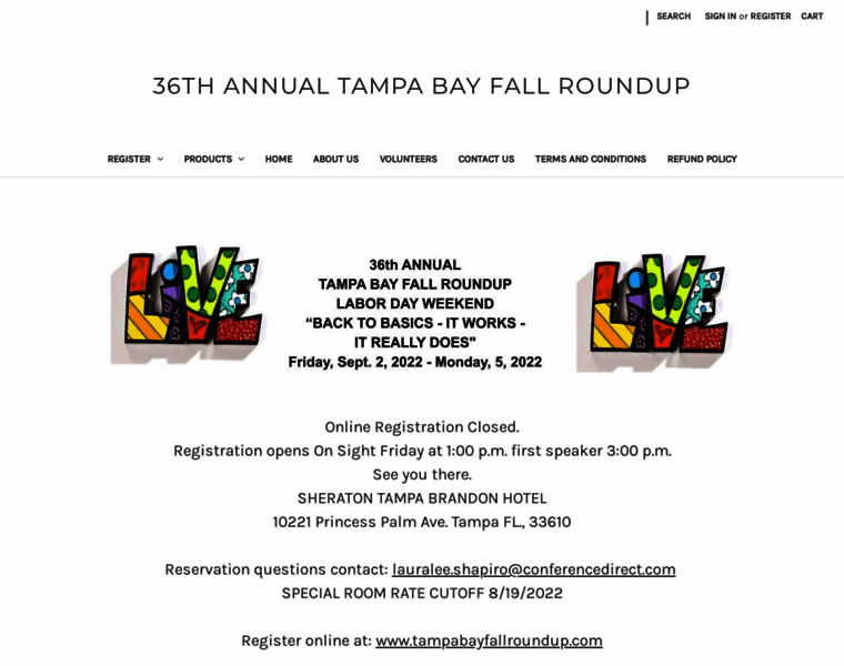 Tampabayfallroundup.com thumbnail