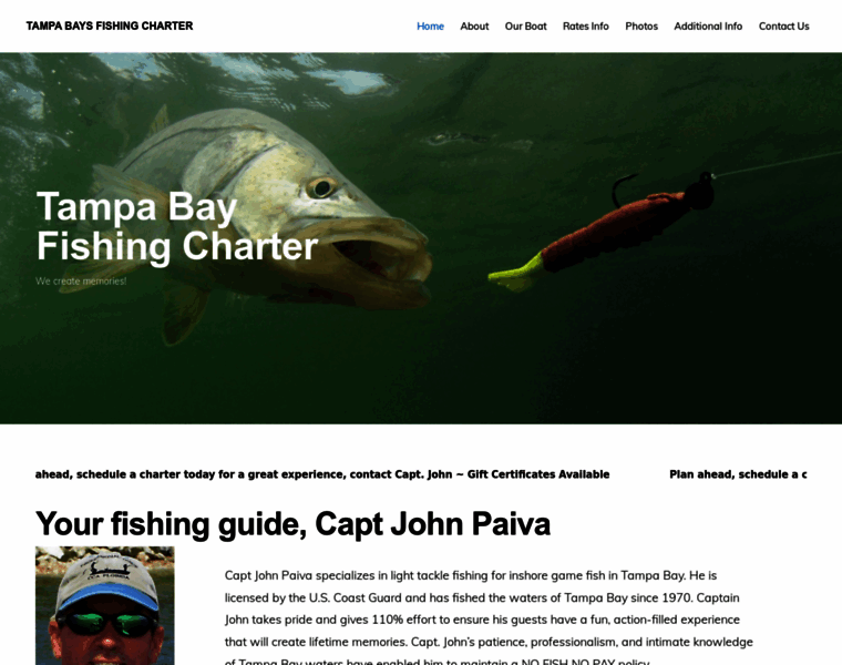 Tampabaysfishingcharter.com thumbnail