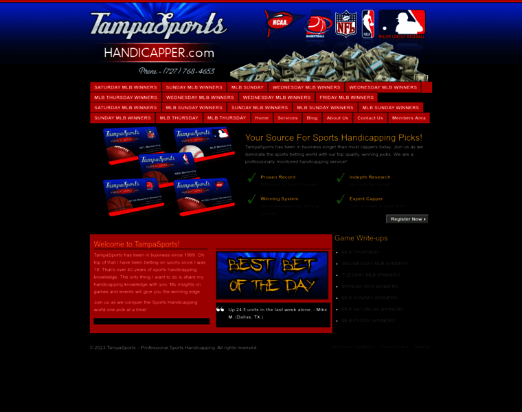 Tampasportshandicapper.com thumbnail