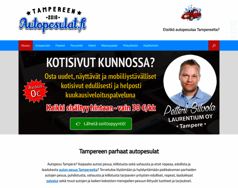 Tampereenautopesulat.fi thumbnail