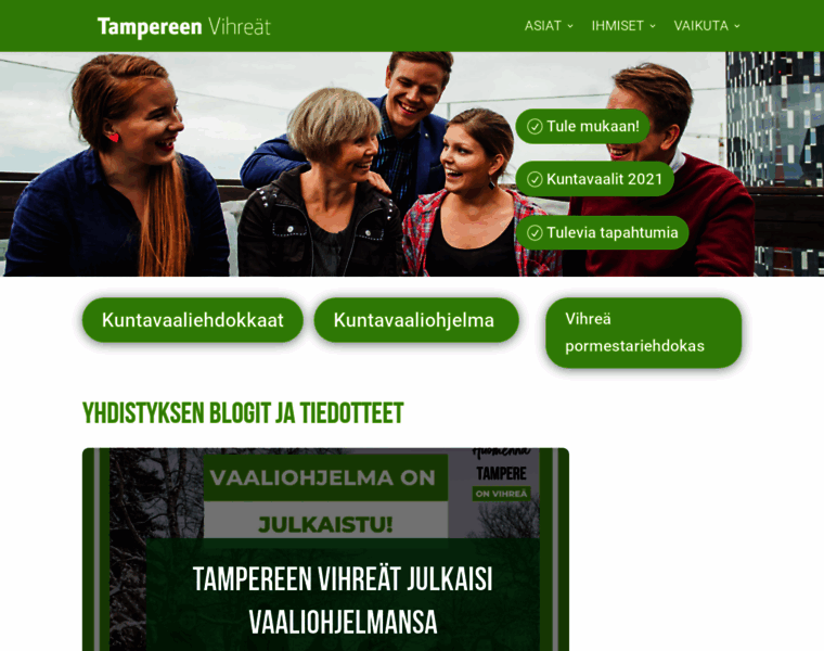 Tampereenvihreat.fi thumbnail