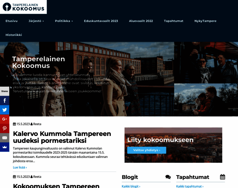 Tamperelainenkokoomus.fi thumbnail