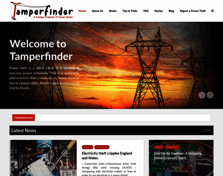 Tamperfinder.com thumbnail