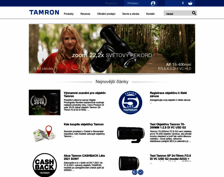 Tamron.sk thumbnail