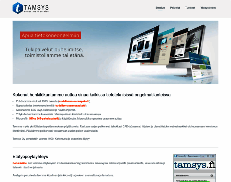 Tamsys.fi thumbnail
