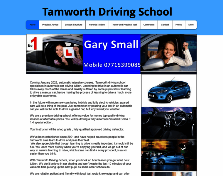 Tamworthdrivingschool.co.uk thumbnail