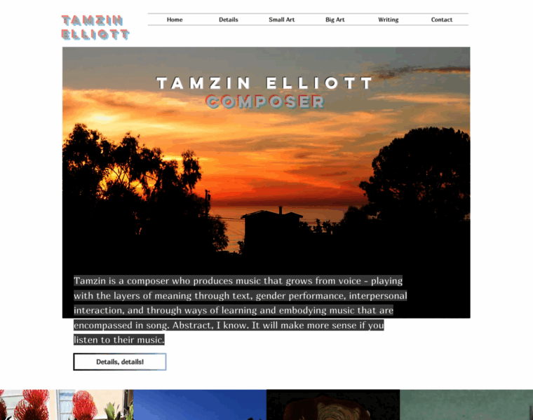 Tamzinelliott.com thumbnail