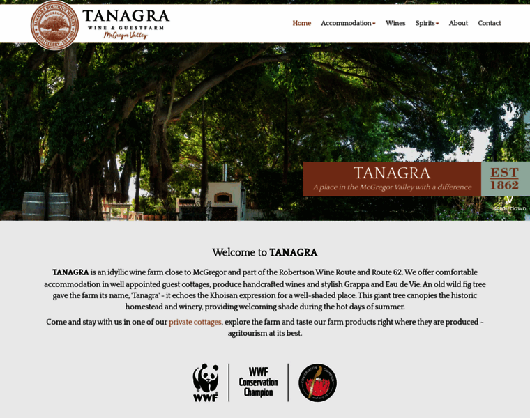 Tanagra-wines.co.za thumbnail