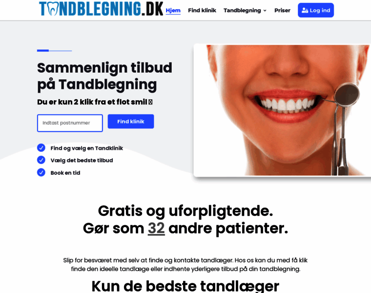 Tandblegning.dk thumbnail