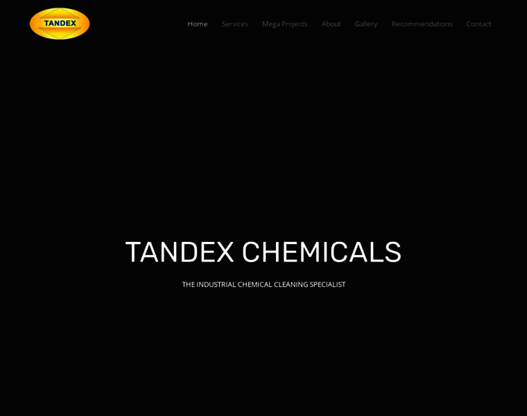 Tandex-chemicals.com thumbnail
