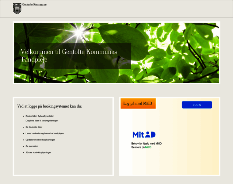 Tandplejebooking.gentofte.dk thumbnail