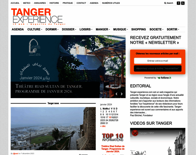 Tanger-experience.com thumbnail