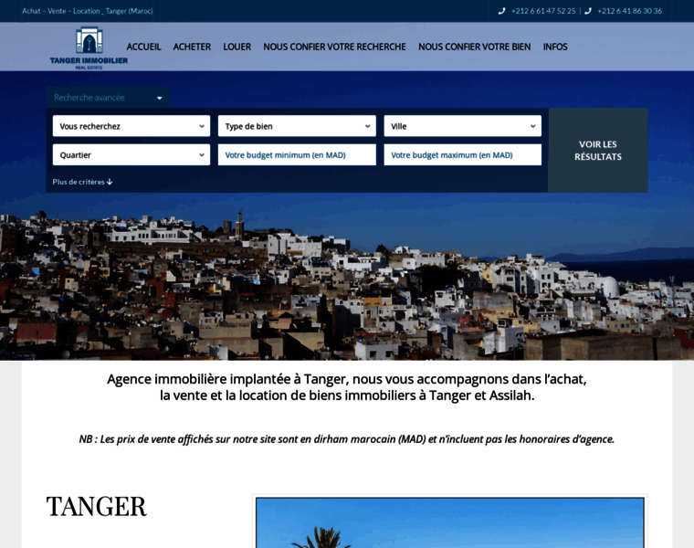 Tanger-immobilier.fr thumbnail