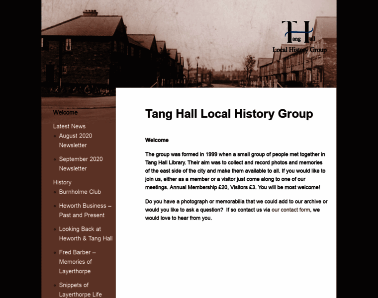 Tanghallhistory.com thumbnail