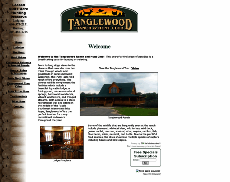 Tanglewoodranchandhuntclub.com thumbnail