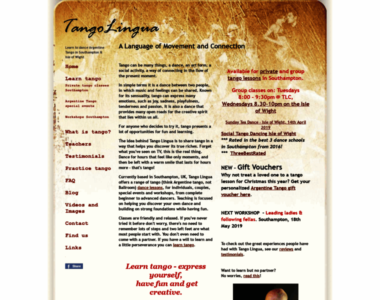 Tangolingua.com thumbnail