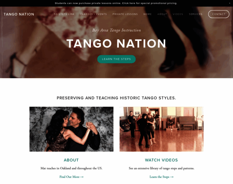 Tangonation.com thumbnail