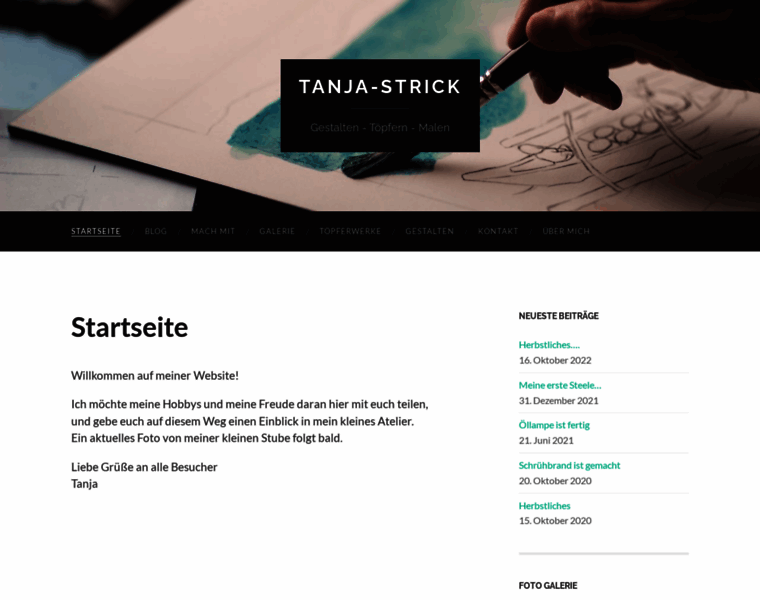 Tanja-strick.de thumbnail