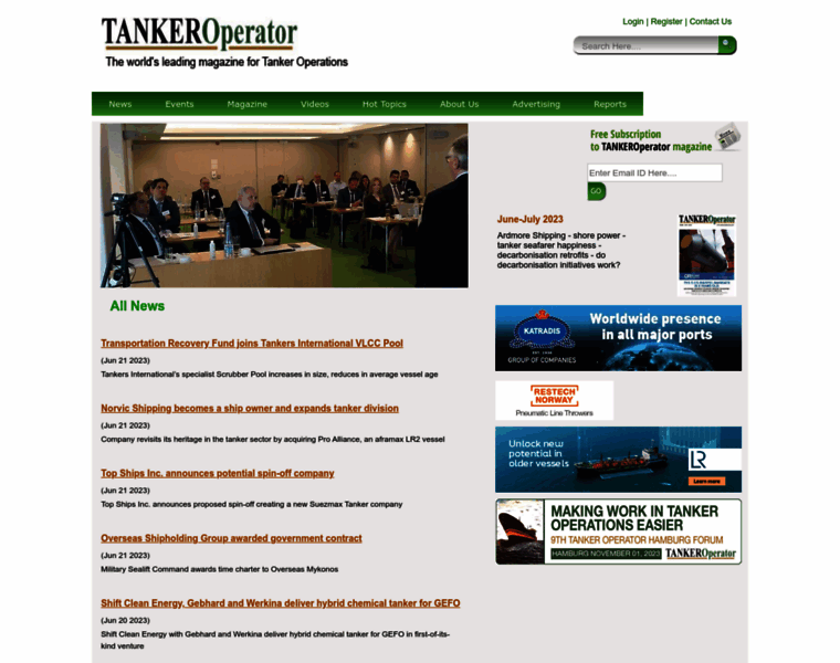 Tankeroperator.com thumbnail