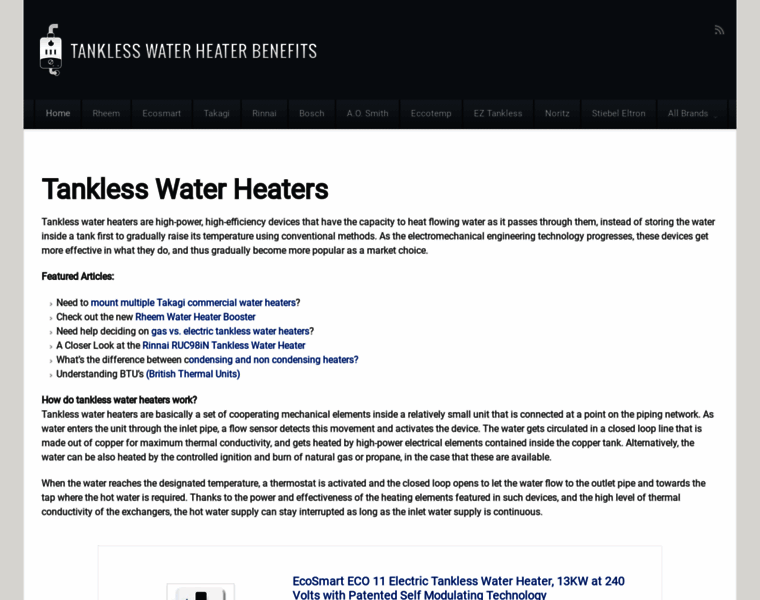 Tanklesswaterheaterbenefits.com thumbnail