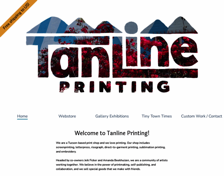 Tanlineprinting.com thumbnail
