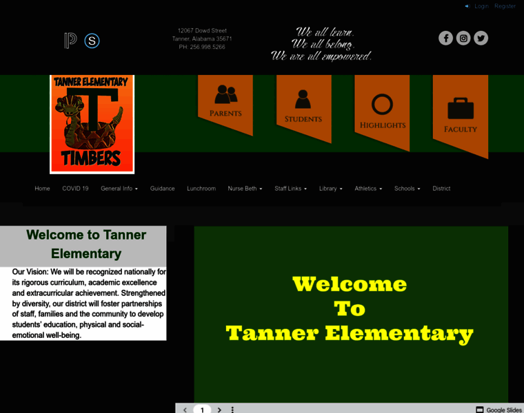 Tannerelementary.org thumbnail