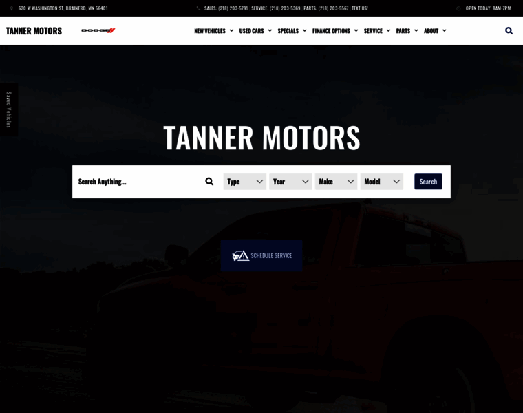 Tannermotors.net thumbnail