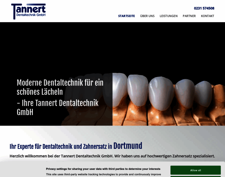 Tannert-dental.de thumbnail