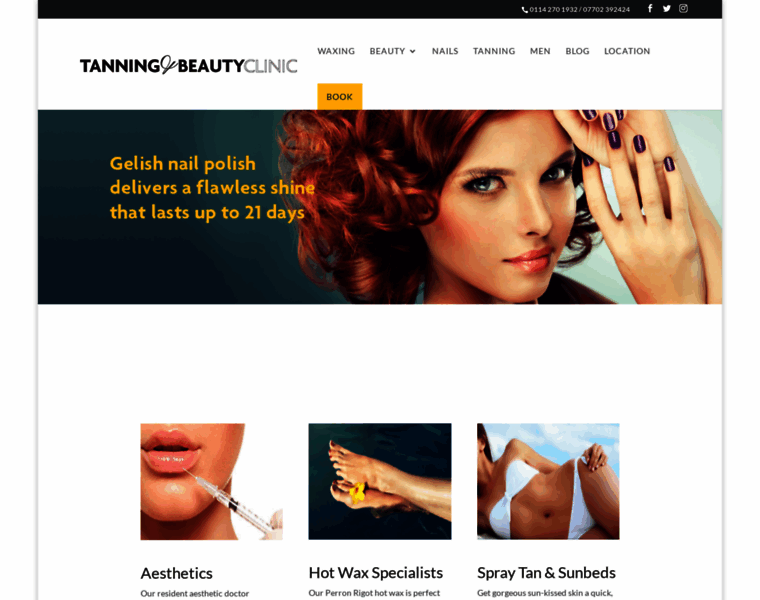 Tanningbeautyclinic.co.uk thumbnail