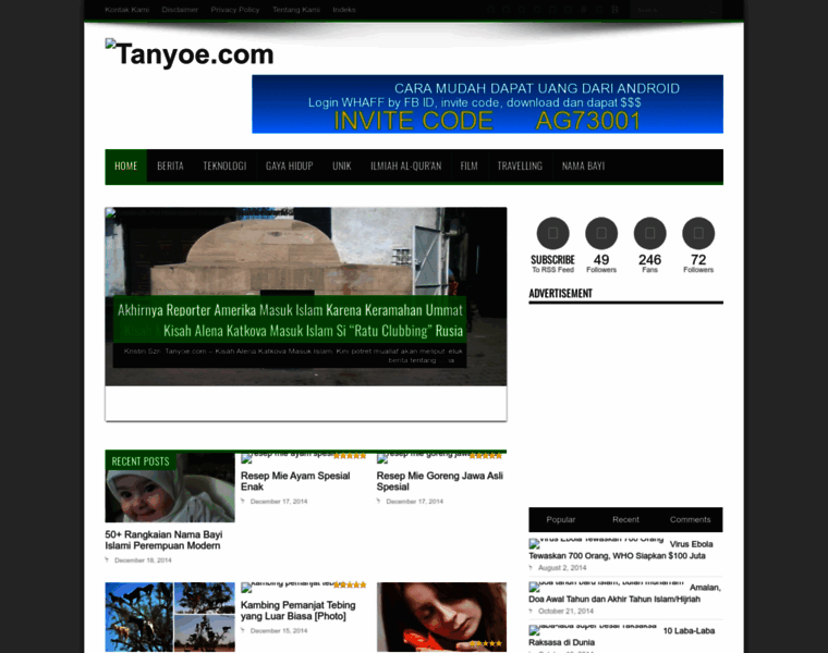 Tanyoe.com thumbnail