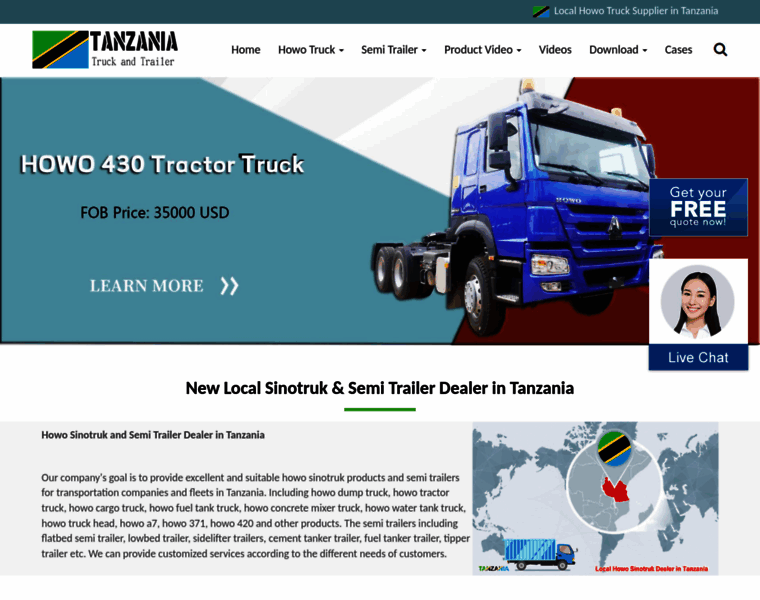 Tanzaniasinotruk.com thumbnail