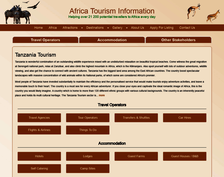 Tanzaniatourism.info thumbnail