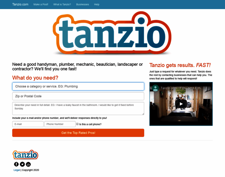 Tanzio.com thumbnail